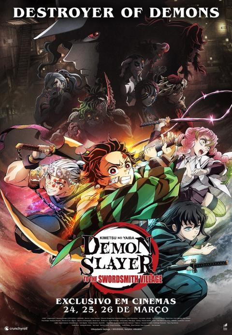 Demon Slayer: Kimetsu no Yaiba – A Aldeia dos Ferreiros - Legendado - Nos  cinemas - Cinemas - Portal Netmadeira