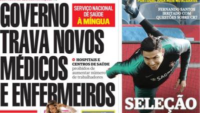 Clima, ruptura dos serviços de Saúde e o jogo da selecção ocupam imprensa nacional