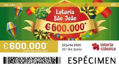 Primeiro prémio da Lotaria Clássica saiu ao número 18.327
